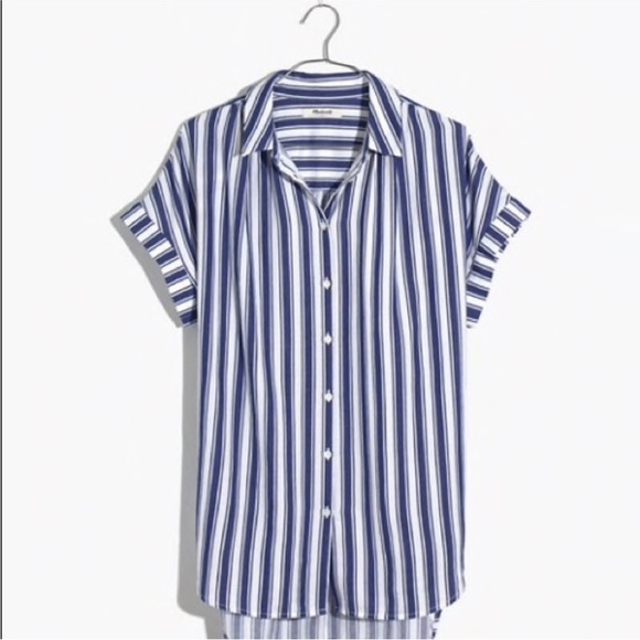 Madewell Tops - Madewell Central Shirt in Shea Stripe